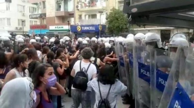  İstanbul Sözleşmesi  protestosuna müdahale