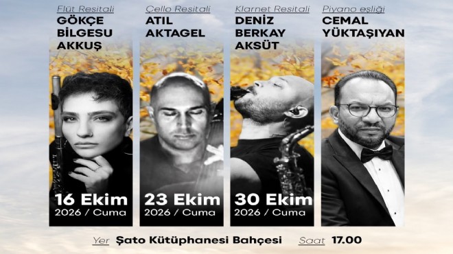 'Şato'da Sonbahar Resitalleri' başlıyor