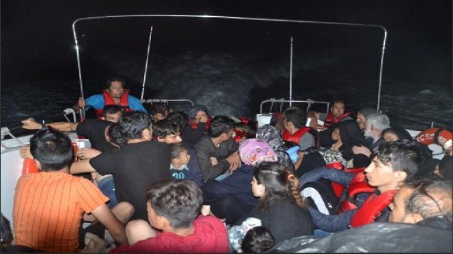 2 ilçede 113 kaçak göçmen yakalandı