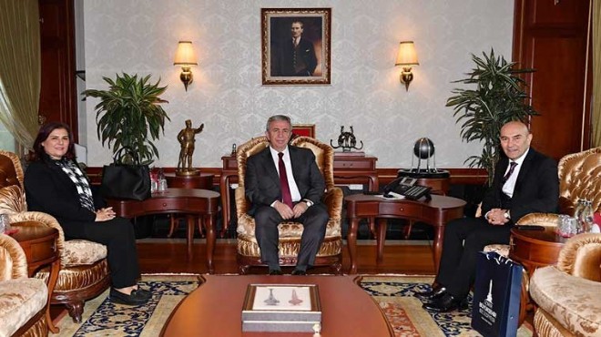 3 başkan Başkent te buluştu: Soyer ve Çerçioğlu ndan Yavaş a ziyaret