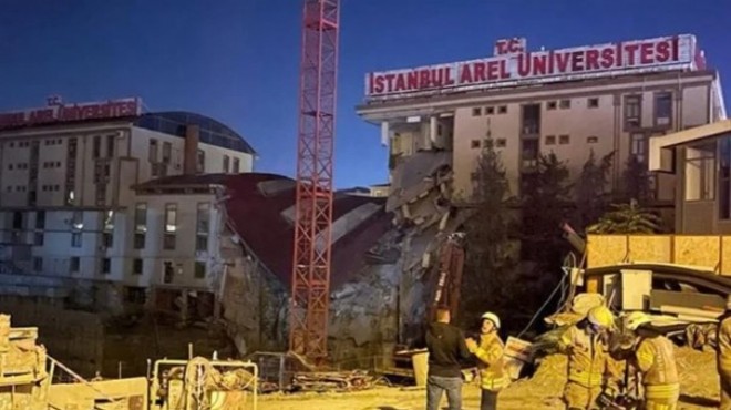 3 katlı özel üniversite binası çöktü!