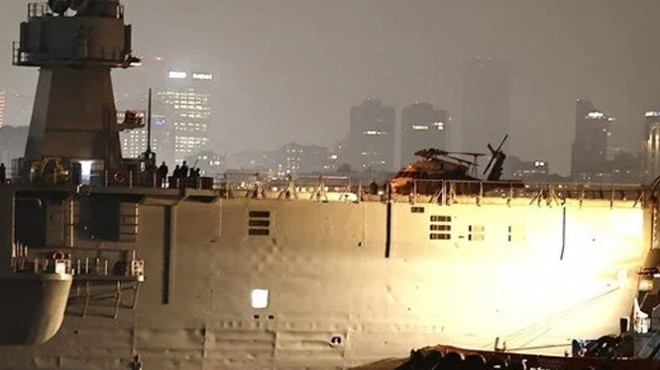 ABD donanmasına ait savaş gemisi İstanbul da