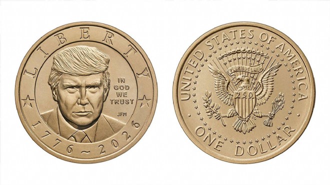 ABD'nin 250. yılı anısına Trump portreli para basılacak