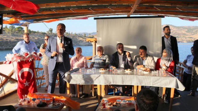 AK Parti İzmir de sıradışı toplantı: Teknede danışma kurulu!