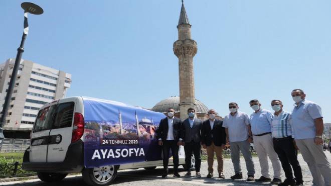 AK Parti İzmir den Ayasofya Cami için lokma