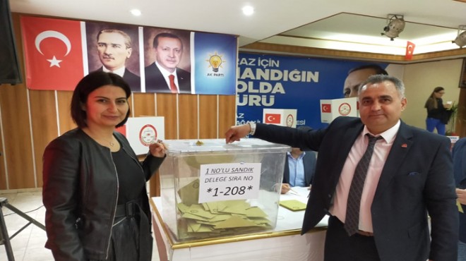 AK Parti Kiraz da Yılmaz yeniden başkan seçildi!