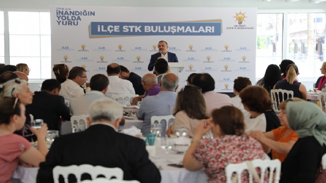 AK Parti den ilçe ilçe STK buluşmaları: İlk durak Karşıyaka, Sürekli den önemli mesajlar!