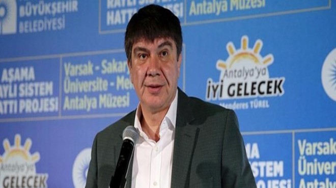 AK Parti nin Antalya adayı Menderes Türel
