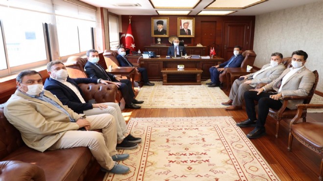 AK Partili 3 başkandan Vali Köşger e ziyaret