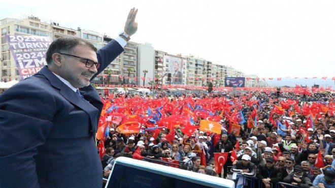 AK Partili Saygılı dan miting mesajı: Gördük ki İzmir kimsenin kalesi değildir!