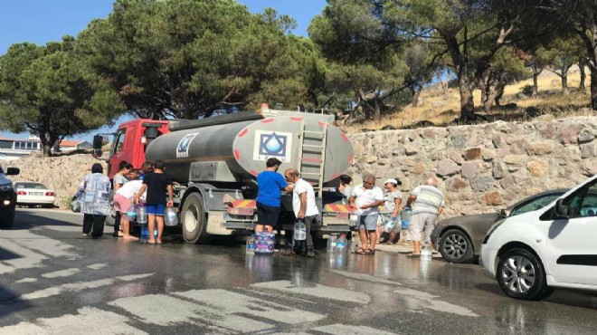 AK Parti den Büyükşehir e  Dikili  çıkışı: Bir bardak suya muhtaç ettiler!