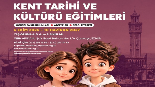 APİKAM'da çocuklara kent tarihi ve kültürü eğitimi