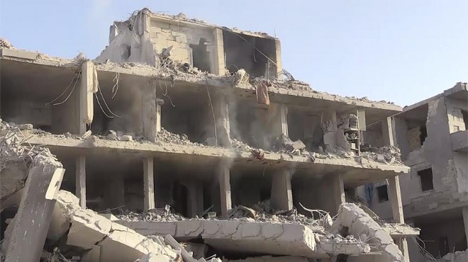 Afrin de tuzaklanan binada patlama: 11 ölü