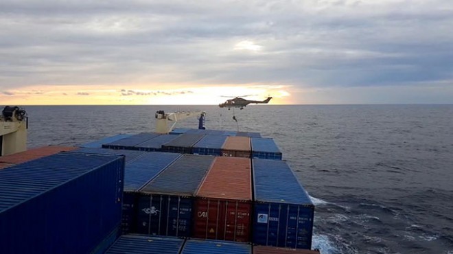 Akdeniz de Türk gemisine yasa dışı arama