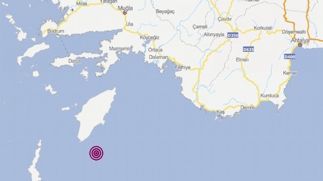 Akdeniz de korkutan deprem: 5.1 le sallandı