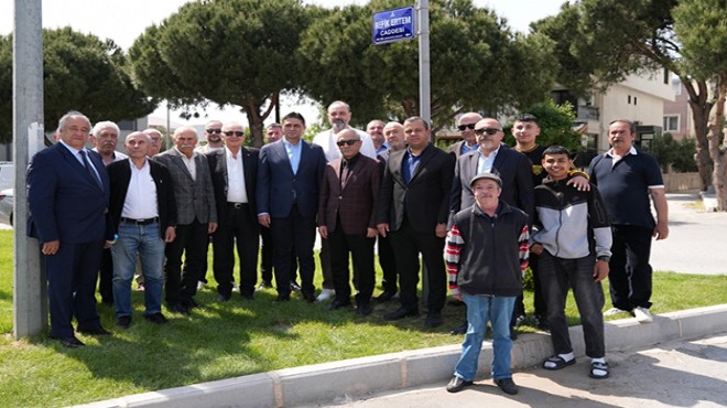 Aliağa'da eski başkanların isimleri ölümsüzleşti