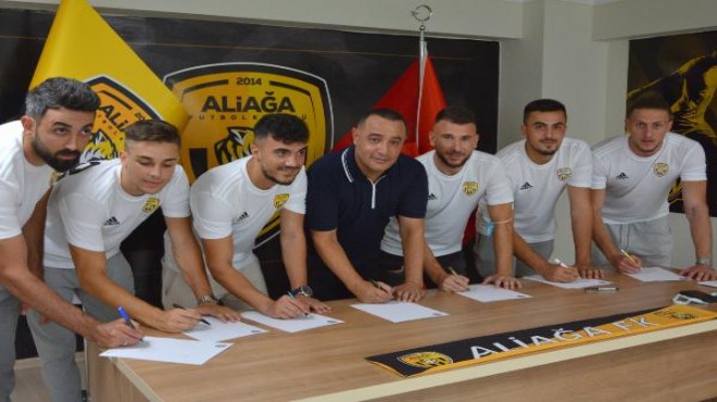 Aliağaspor FK’dan transfer şov