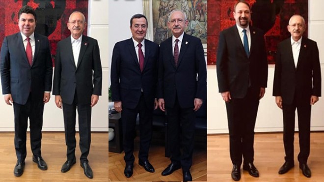 Ankara da İzmir mesaisi: 3 Belediye Başkanı Kılıçdaroğlu na gitti!