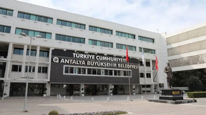 Antalya Büyükşehir Belediyesi'ne yeni operasyon