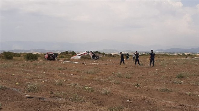 Antalya da sivil eğitim uçağı düştü: 2 ölü, 1 yaralı