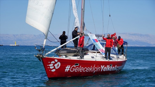 Artvin den İzmir e yelken açtılar: İzmirli başkan da yer aldı