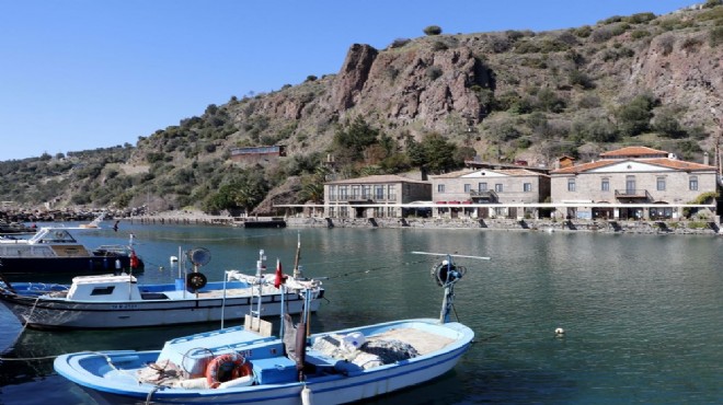 Assos Antik Limanı nda turistik tesisler kapatıldı