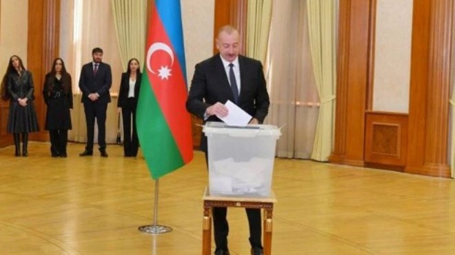 Azerbaycan da halk bir kez daha Aliyev dedi!