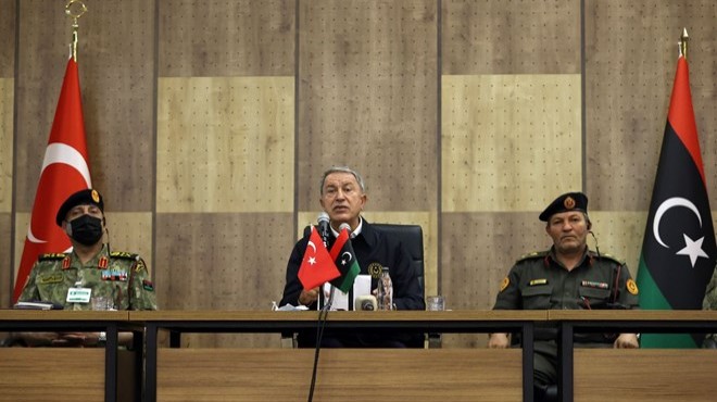 Bakan Akar dan Libya da üst düzey askeri temaslar