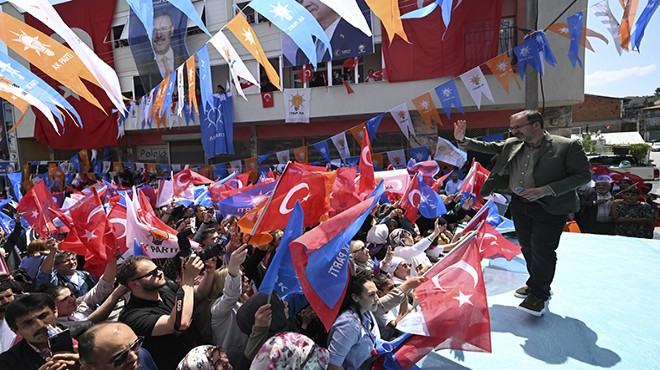 Bakan Kasapoğlu ndan Eski İzmir de mini miting!