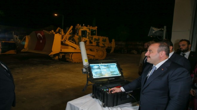 Bakan Varank İzmir de insansız iş makinelerini  test etti , tarih verdi!