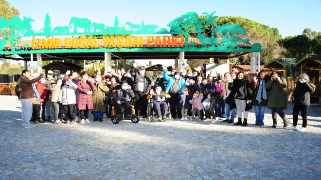 Balçovalı engelli çocuklar Doğal Yaşam Parkı nı gezdi