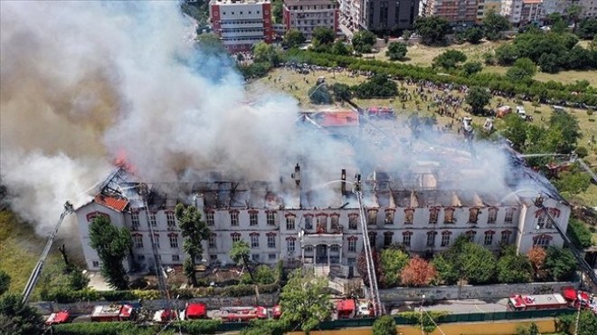 Balık Rum Hastanesi ndeki yangına takipsizlik