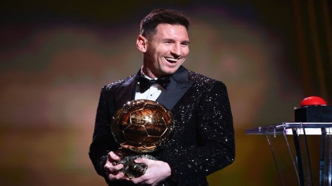 Ballon d Or Ödülü 7. kez Messi nin!