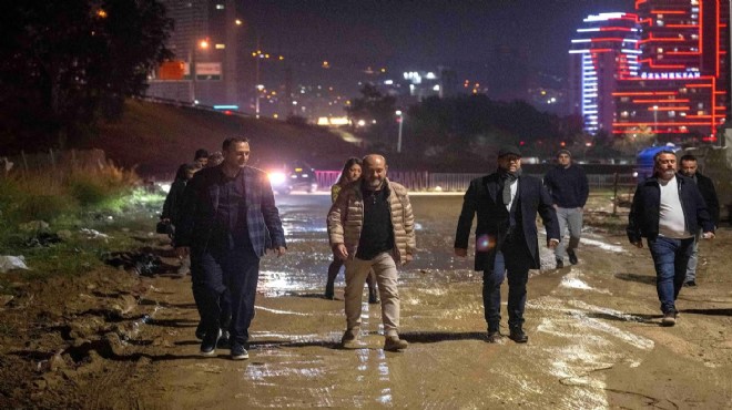 Başkan Eşki'den gece mesaisi