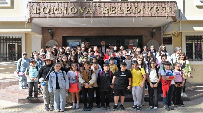 Başkan Eşki öğrencileri ağırladı: 'Bornova'yı birlikte geliştirecek nesiller' vurgusu!