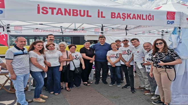 Başkan Tugay İstanbul da İmamoğlu için oy istedi