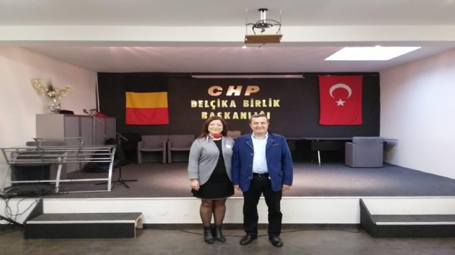 Batur dan Belçika da CHP Birliği ne ziyaret