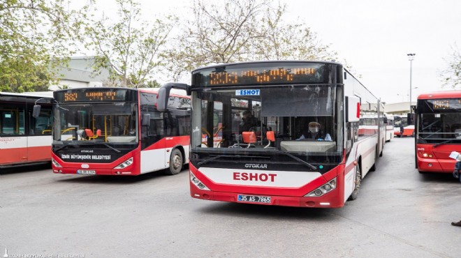 Bayraklı TOKİ bölgesine 4 hatta toplam 21 otobüs hizmeti!