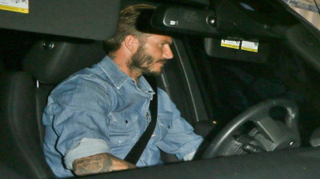 Beckham ın ehliyetine el konuldu