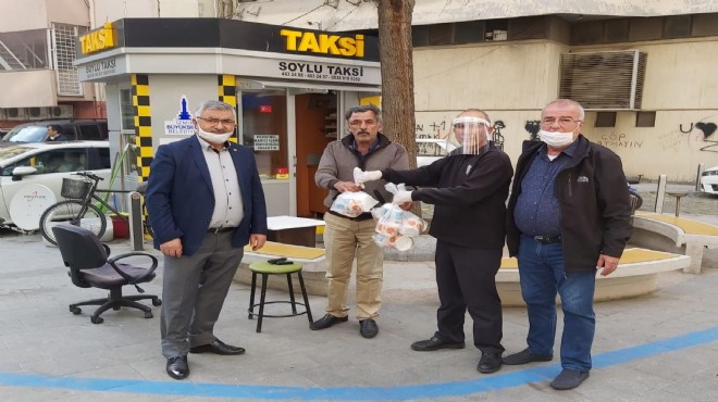Belediyeden taksicilere iftar desteği