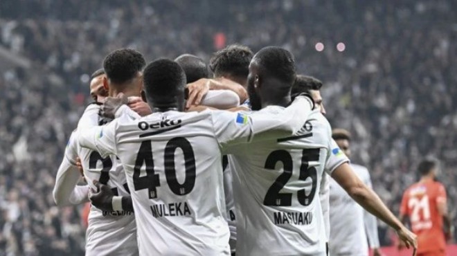 Beşiktaş galibiyet serisini 5 maça çıkardı!