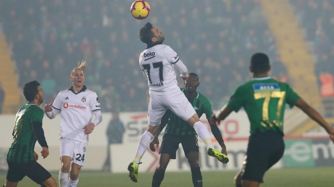 Akhisarspor-Beşiktaş maçında kural hatası!