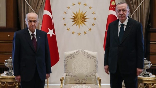 Beştepe de Erdoğan-Bahçeli görüşmesi