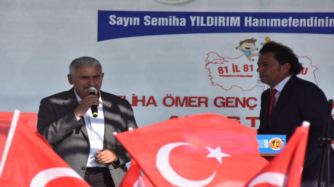 Binali Yıldırım dan İzmir de CHP li Başkan a  işçi  salvosu!