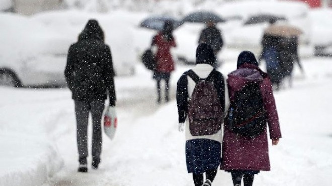 Birçok ilde eğitime yoğun kar yağışı engeli
