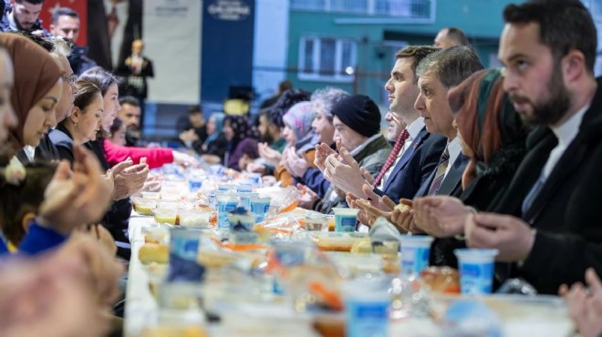 Birlik sofrası Bayraklı'da kuruldu