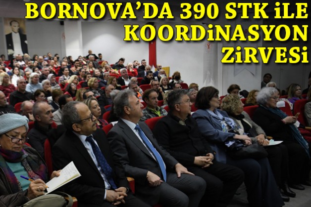 Bornova'da 390 STK'yla koordinasyon zirvesi!