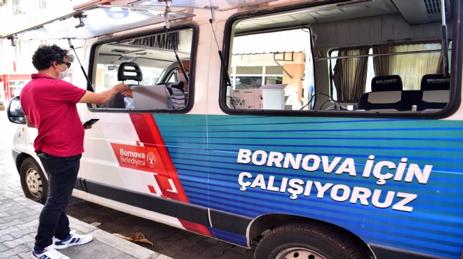 Bornova da mobil vergi aracı yollarda!