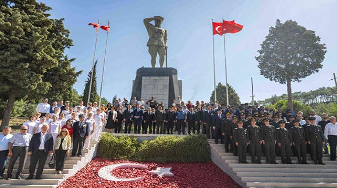 Bornova'da tarihi tepede büyük coşku