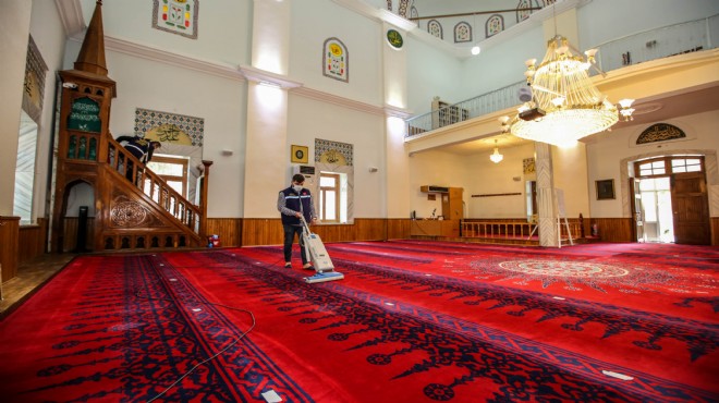 Buca camilerinde ramazan temizliği